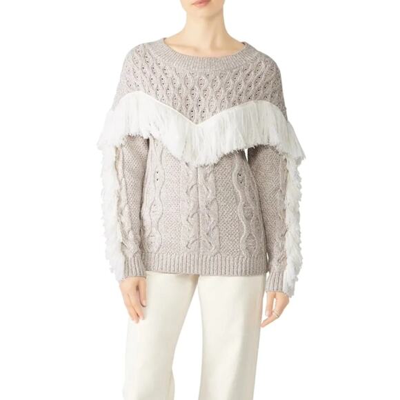 AMUR Ulla Fringe Sweater - Picture 1 of 9